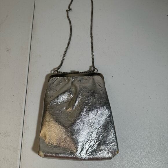 Silver Metallic Chain Bag - Picture 2 of 5